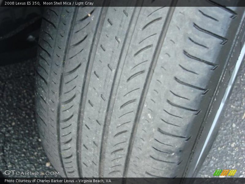 Moon Shell Mica / Light Gray 2008 Lexus ES 350