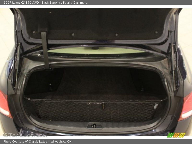Black Sapphire Pearl / Cashmere 2007 Lexus GS 350 AWD