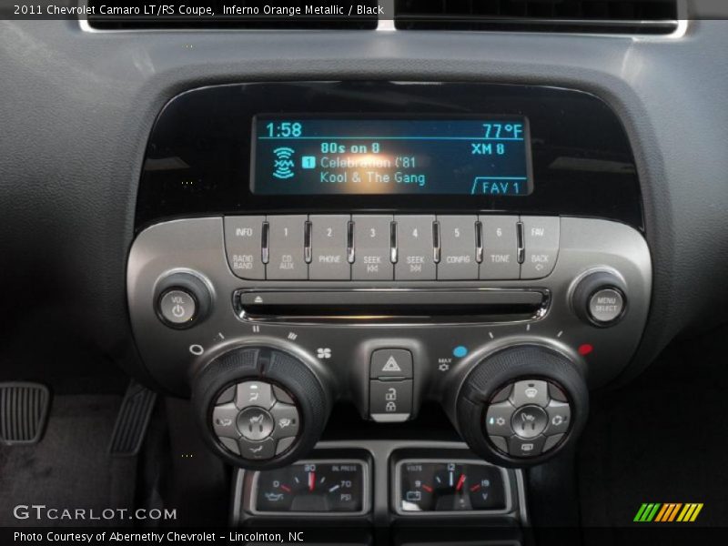 Inferno Orange Metallic / Black 2011 Chevrolet Camaro LT/RS Coupe