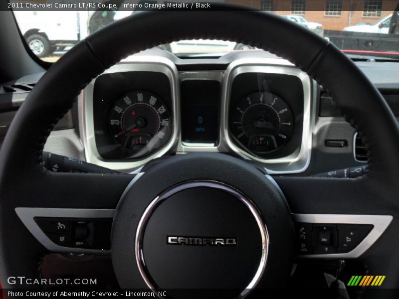 Inferno Orange Metallic / Black 2011 Chevrolet Camaro LT/RS Coupe