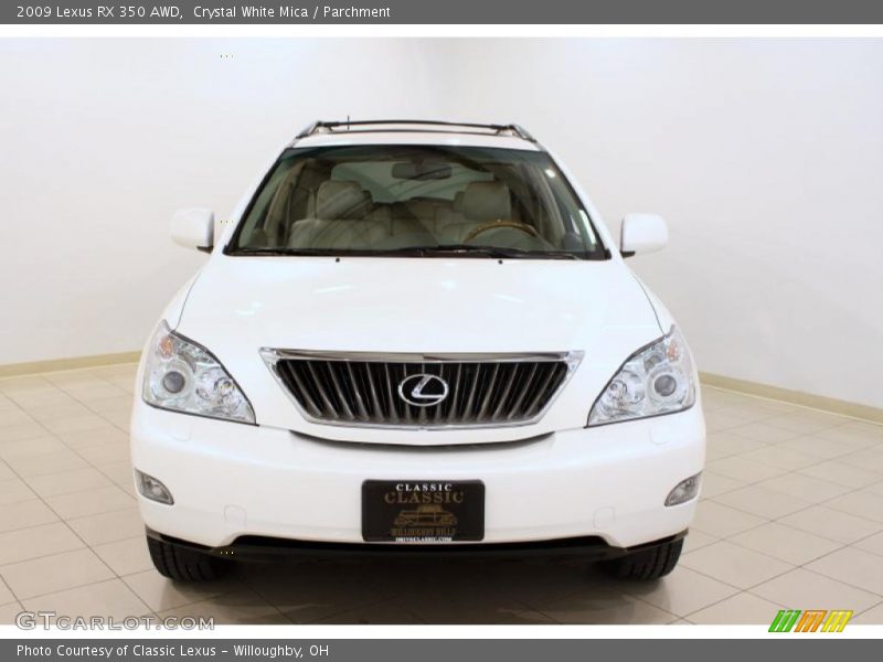 Crystal White Mica / Parchment 2009 Lexus RX 350 AWD