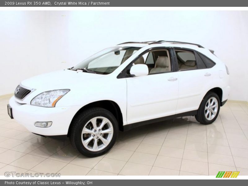 Crystal White Mica / Parchment 2009 Lexus RX 350 AWD