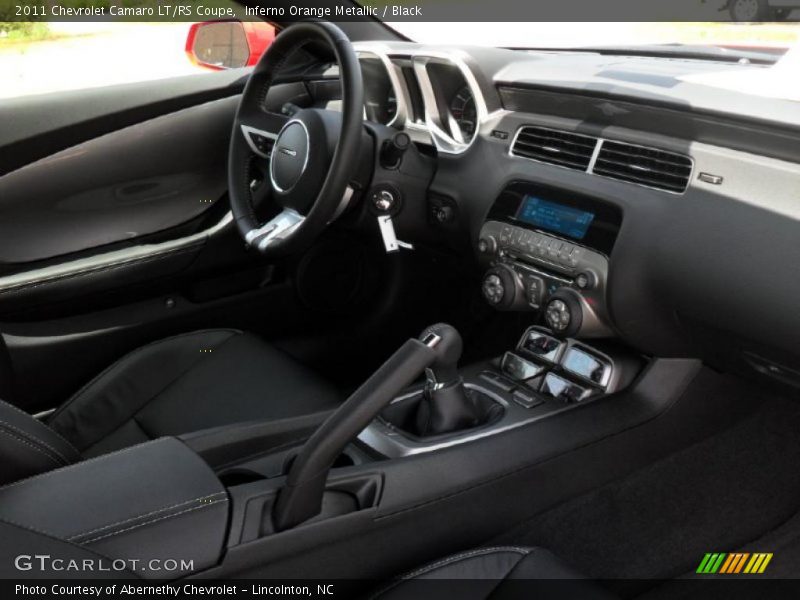Inferno Orange Metallic / Black 2011 Chevrolet Camaro LT/RS Coupe
