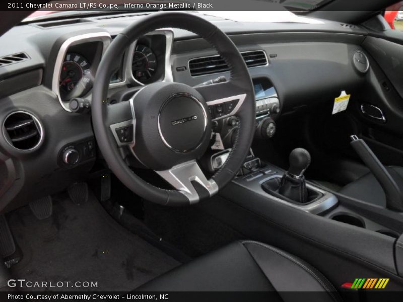 Black Interior - 2011 Camaro LT/RS Coupe 