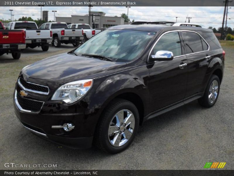 Espresso Brown Metallic / Brownstone/Jet Black 2011 Chevrolet Equinox LTZ