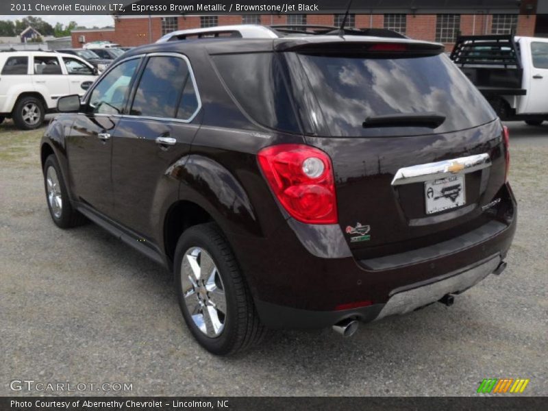 Espresso Brown Metallic / Brownstone/Jet Black 2011 Chevrolet Equinox LTZ