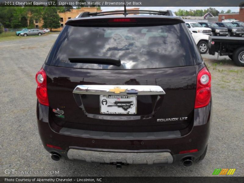 Espresso Brown Metallic / Brownstone/Jet Black 2011 Chevrolet Equinox LTZ