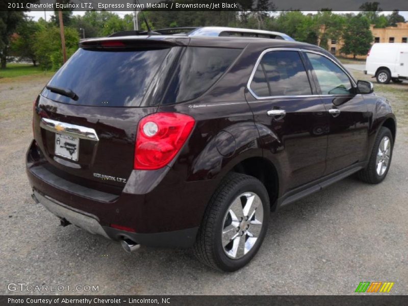Espresso Brown Metallic / Brownstone/Jet Black 2011 Chevrolet Equinox LTZ