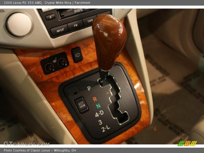 Crystal White Mica / Parchment 2009 Lexus RX 350 AWD