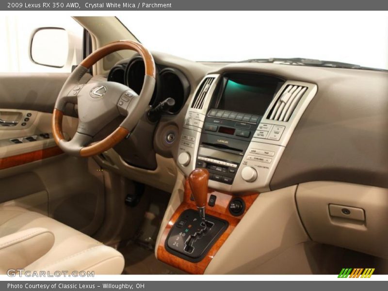 Crystal White Mica / Parchment 2009 Lexus RX 350 AWD