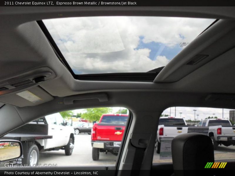 Espresso Brown Metallic / Brownstone/Jet Black 2011 Chevrolet Equinox LTZ