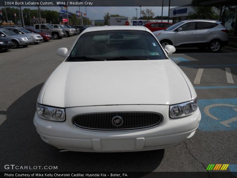 White / Medium Gray 2004 Buick LeSabre Custom