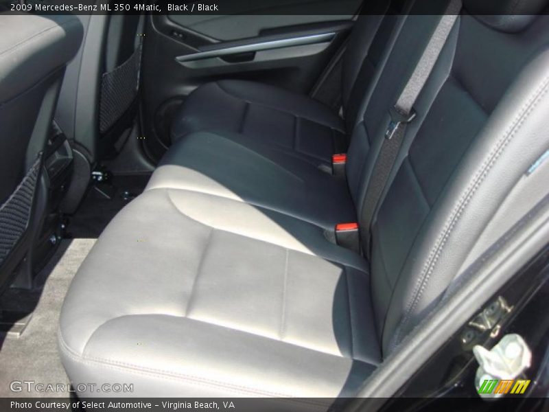 Black / Black 2009 Mercedes-Benz ML 350 4Matic