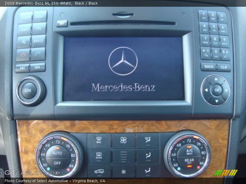 Black / Black 2009 Mercedes-Benz ML 350 4Matic
