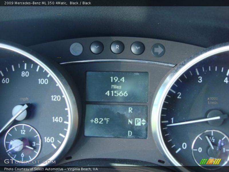 Black / Black 2009 Mercedes-Benz ML 350 4Matic