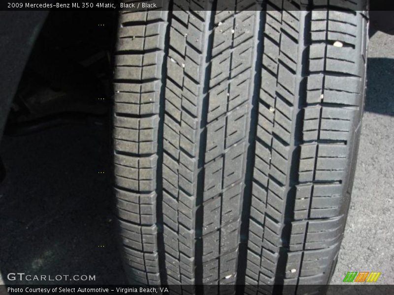 Black / Black 2009 Mercedes-Benz ML 350 4Matic