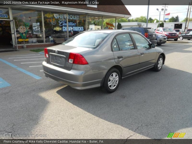 Magnesium Metallic / Gray 2005 Honda Civic Value Package Sedan