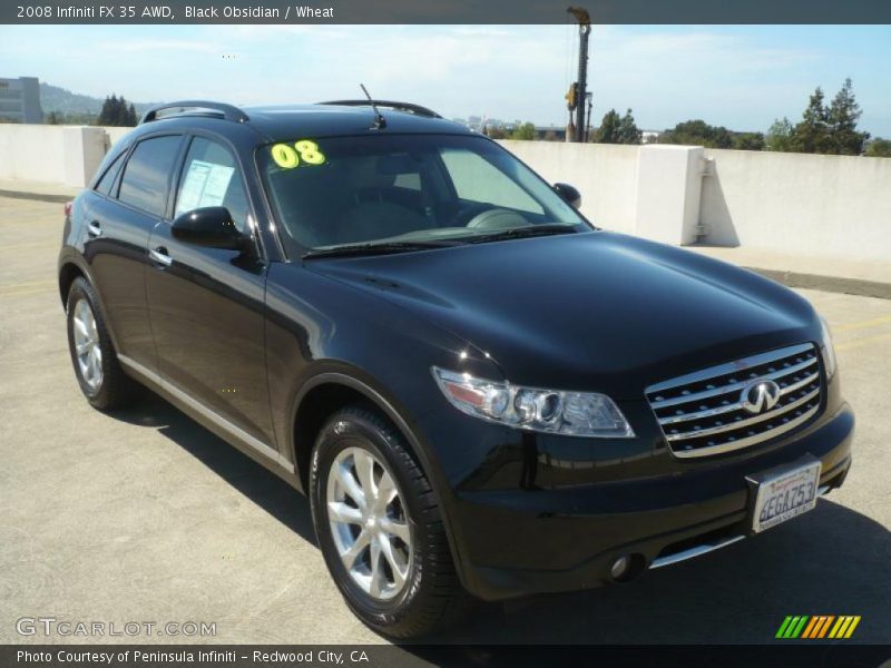Black Obsidian / Wheat 2008 Infiniti FX 35 AWD