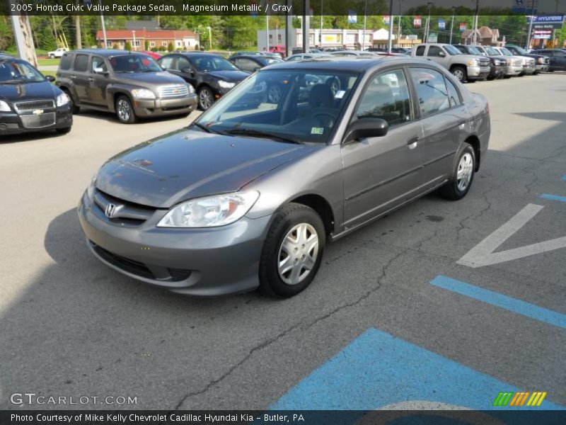 Magnesium Metallic / Gray 2005 Honda Civic Value Package Sedan