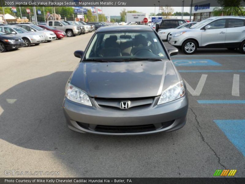 Magnesium Metallic / Gray 2005 Honda Civic Value Package Sedan