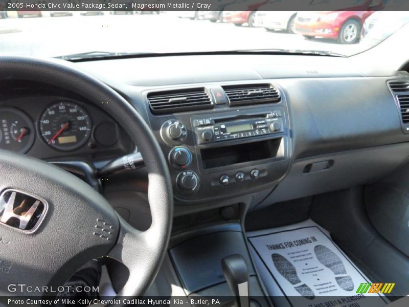 Magnesium Metallic / Gray 2005 Honda Civic Value Package Sedan