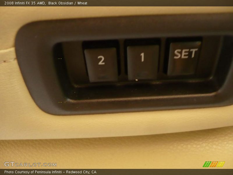 Black Obsidian / Wheat 2008 Infiniti FX 35 AWD