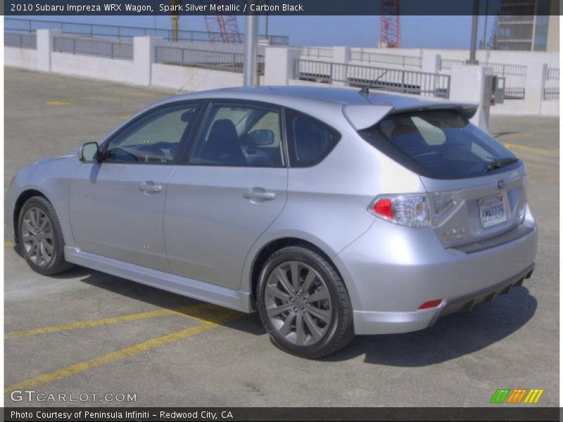 Spark Silver Metallic / Carbon Black 2010 Subaru Impreza WRX Wagon