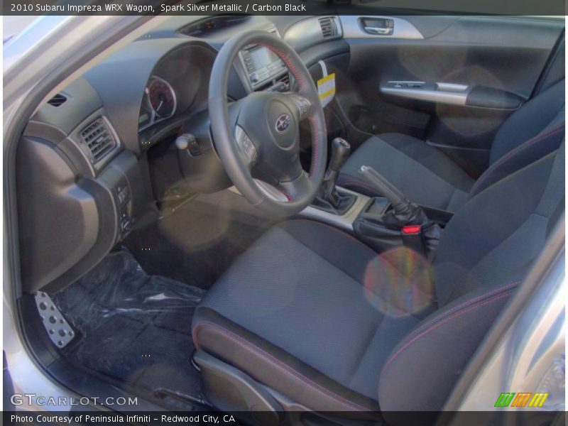 Spark Silver Metallic / Carbon Black 2010 Subaru Impreza WRX Wagon