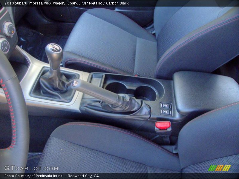 Spark Silver Metallic / Carbon Black 2010 Subaru Impreza WRX Wagon