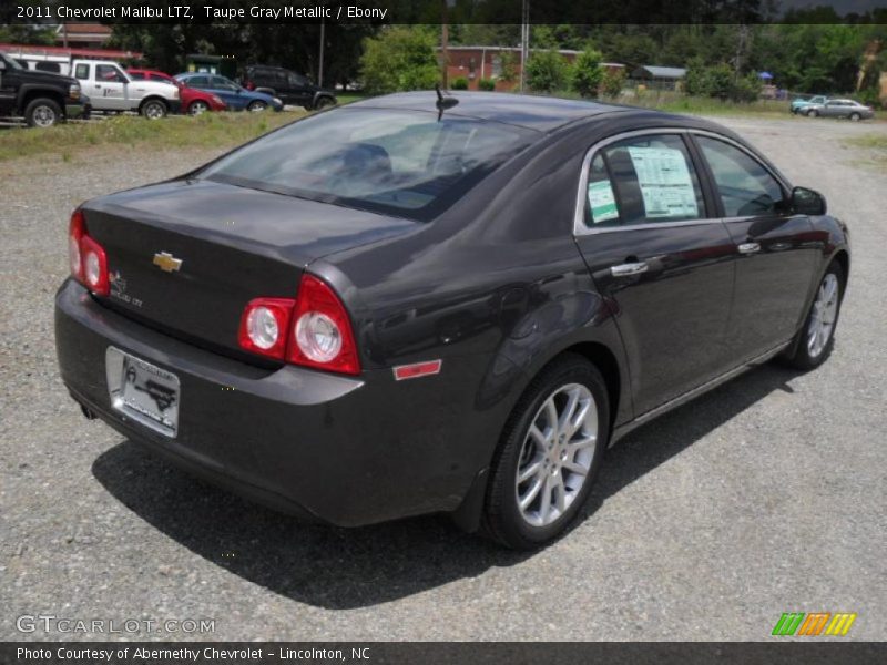 Taupe Gray Metallic / Ebony 2011 Chevrolet Malibu LTZ