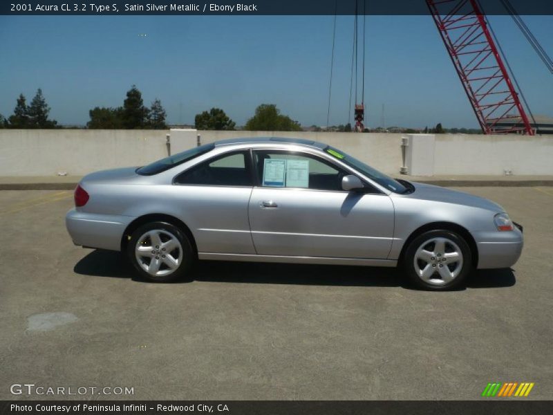 Satin Silver Metallic / Ebony Black 2001 Acura CL 3.2 Type S