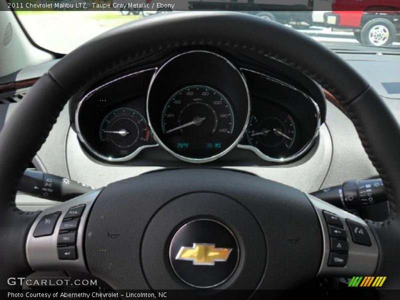 Taupe Gray Metallic / Ebony 2011 Chevrolet Malibu LTZ