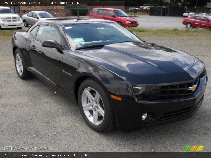 Black / Black 2011 Chevrolet Camaro LT Coupe