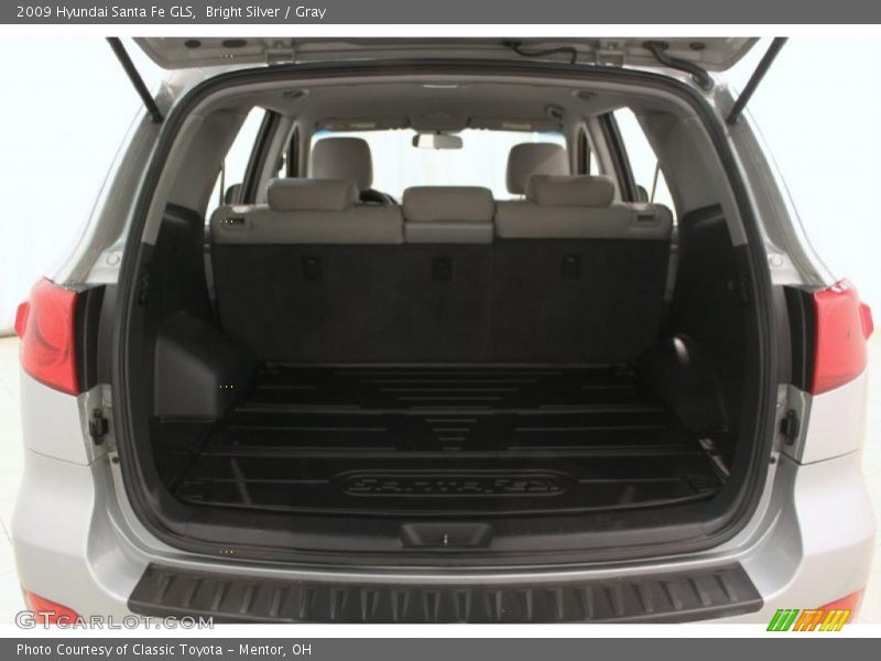 Bright Silver / Gray 2009 Hyundai Santa Fe GLS