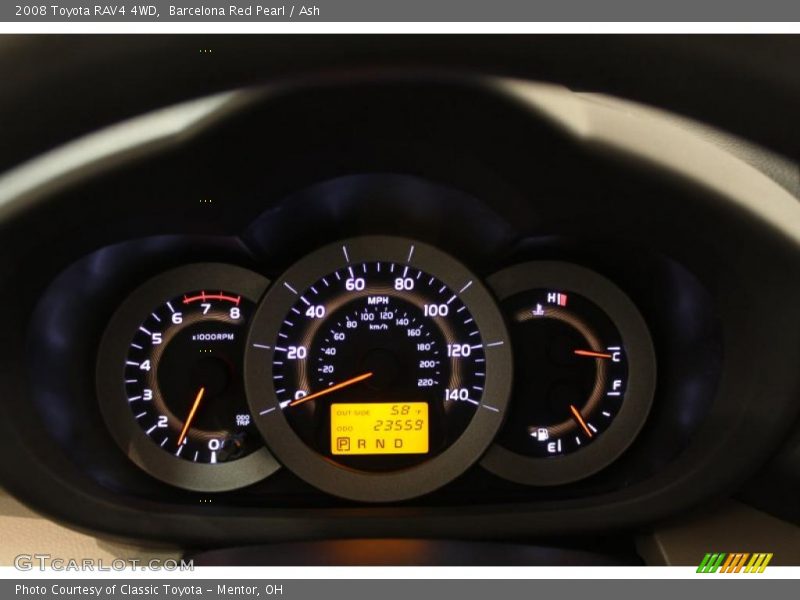 Barcelona Red Pearl / Ash 2008 Toyota RAV4 4WD