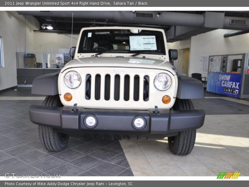 Sahara Tan / Black 2011 Jeep Wrangler Unlimited Sport 4x4 Right Hand Drive