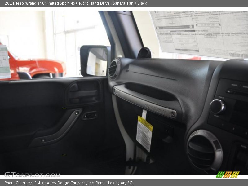 Sahara Tan / Black 2011 Jeep Wrangler Unlimited Sport 4x4 Right Hand Drive