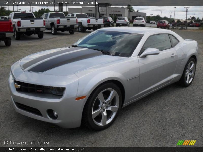 Silver Ice Metallic / Black 2011 Chevrolet Camaro LT/RS Coupe