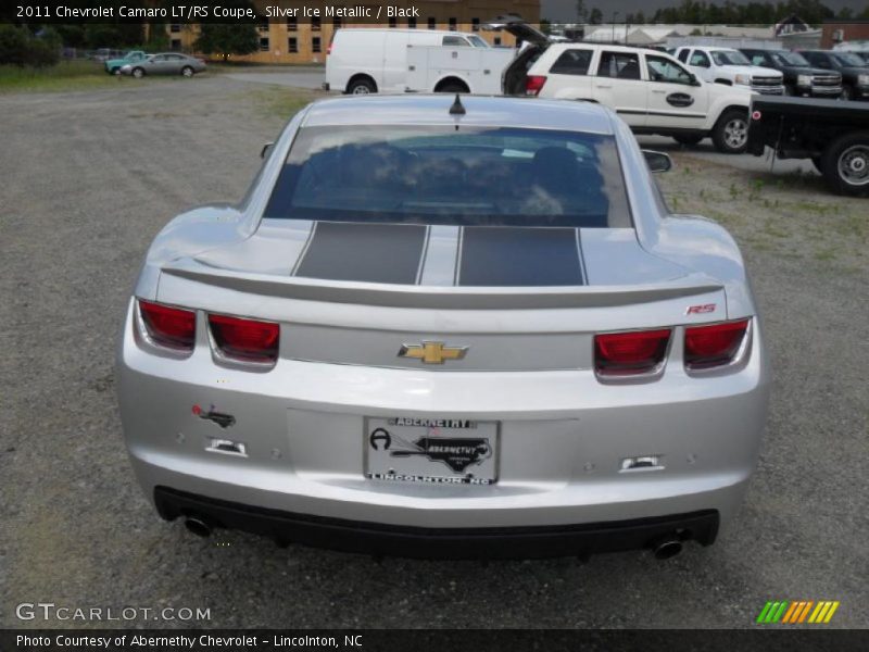 Silver Ice Metallic / Black 2011 Chevrolet Camaro LT/RS Coupe