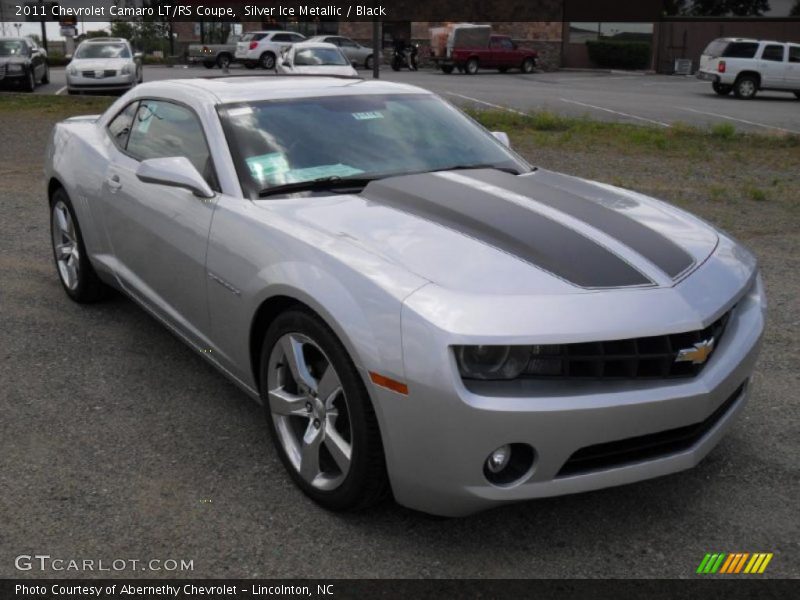 Silver Ice Metallic / Black 2011 Chevrolet Camaro LT/RS Coupe