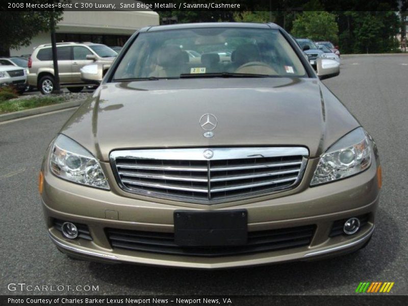 Sand Beige Metallic / Savanna/Cashmere 2008 Mercedes-Benz C 300 Luxury