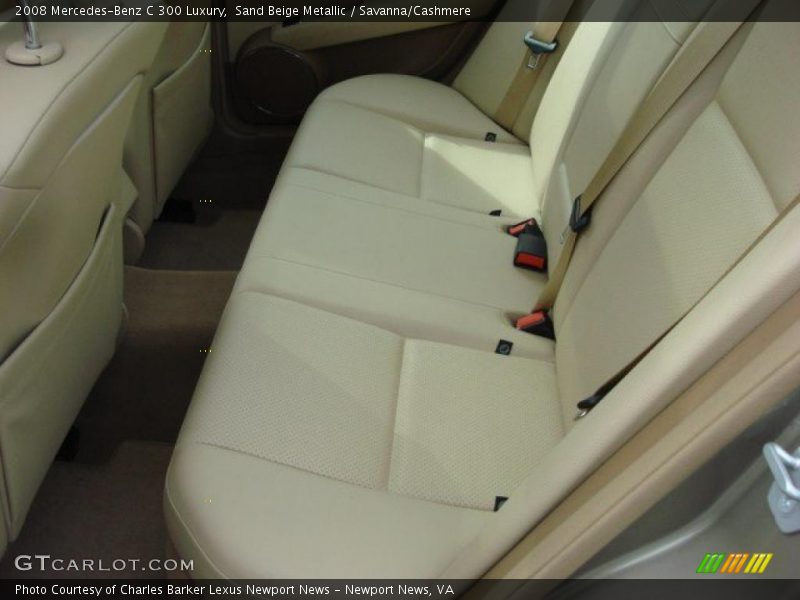Sand Beige Metallic / Savanna/Cashmere 2008 Mercedes-Benz C 300 Luxury
