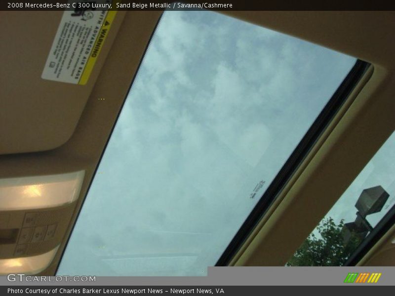 Sand Beige Metallic / Savanna/Cashmere 2008 Mercedes-Benz C 300 Luxury