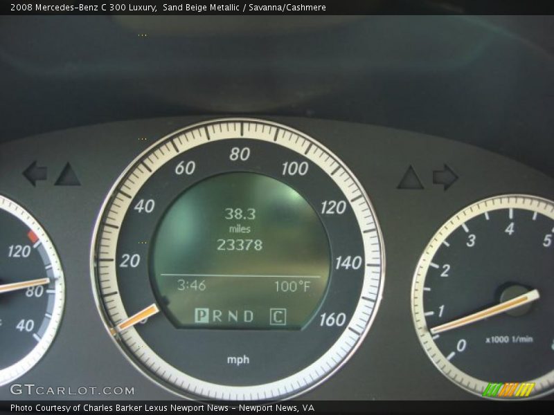 Sand Beige Metallic / Savanna/Cashmere 2008 Mercedes-Benz C 300 Luxury