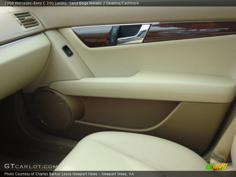 Sand Beige Metallic / Savanna/Cashmere 2008 Mercedes-Benz C 300 Luxury