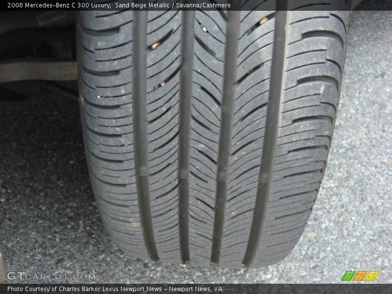 Sand Beige Metallic / Savanna/Cashmere 2008 Mercedes-Benz C 300 Luxury