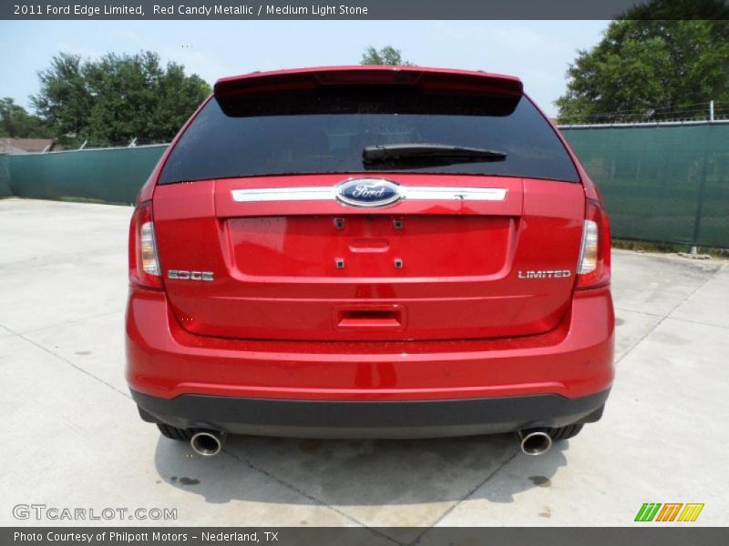 Red Candy Metallic / Medium Light Stone 2011 Ford Edge Limited