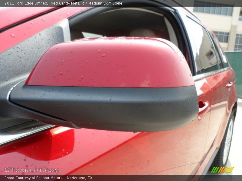 Red Candy Metallic / Medium Light Stone 2011 Ford Edge Limited