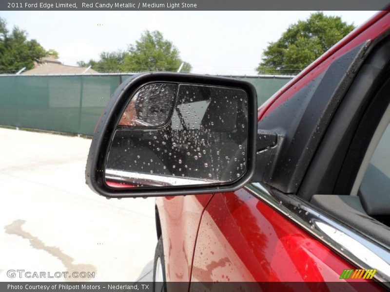 Red Candy Metallic / Medium Light Stone 2011 Ford Edge Limited