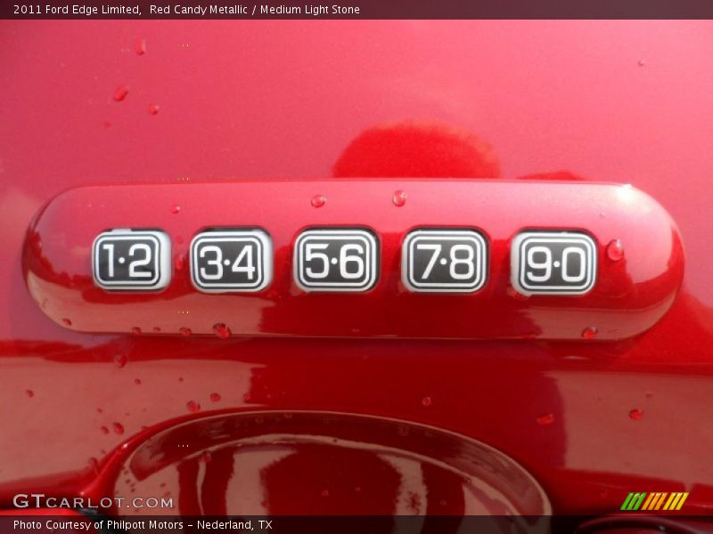 Red Candy Metallic / Medium Light Stone 2011 Ford Edge Limited